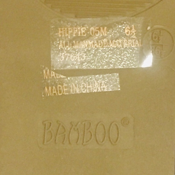 💫Black Bamboo D'Orsay Flats ✨Size 6 1/2💫 - Picture 4 of 4